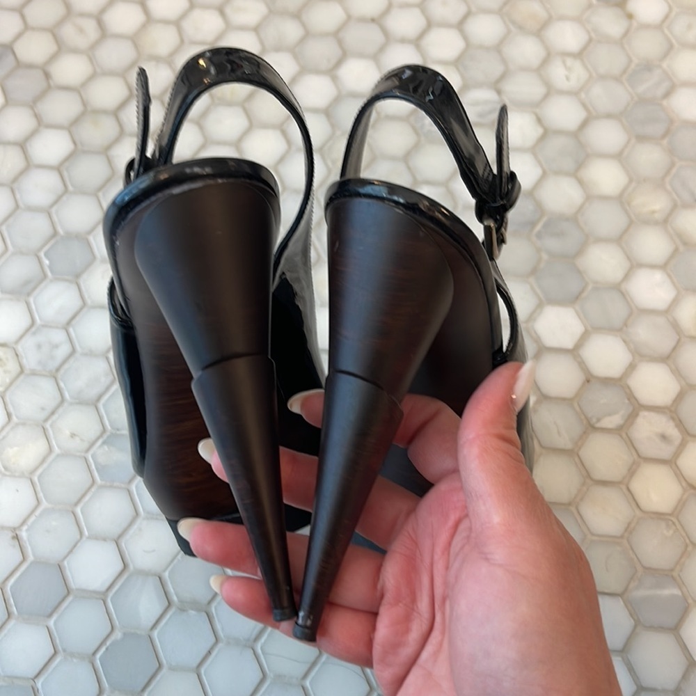 Stuart Weitzman Black Patent Heels - Picture 5 of 5